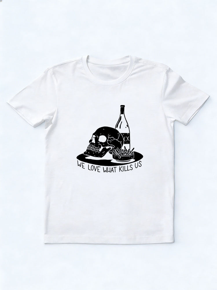 We Love What Kills Us Halloween Spooky Season Vibe T-shirt