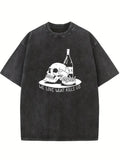 We Love What Kills Us Halloween Spooky Season Vibe Washed T-shirt