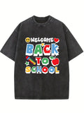 WelCome Back to School Washed T-shirt