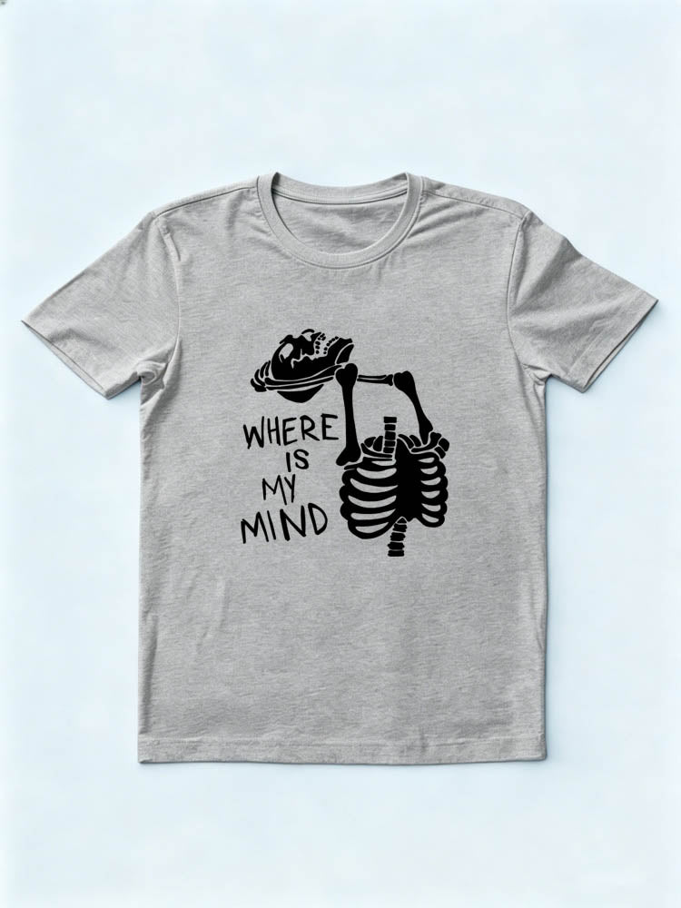 Where Is My Mind Halloween Spooky Season Vibe T-shirt