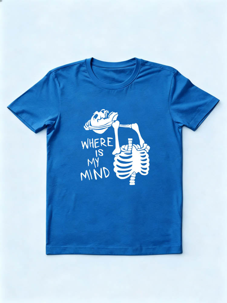 Where Is My Mind Halloween Spooky Season Vibe T-shirt
