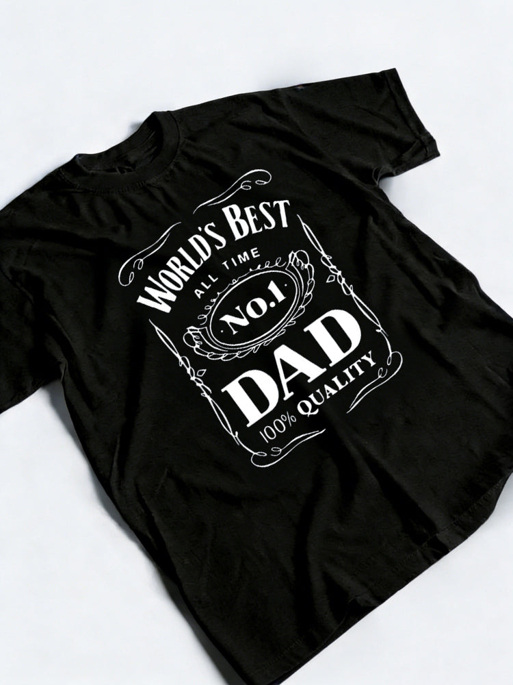 World´s Best No. 1 Dad Daddy Father Day Gifts T-Shirt
