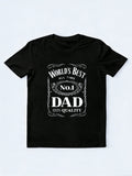 World´s Best No. 1 Dad Daddy Father Day Gifts T-Shirt