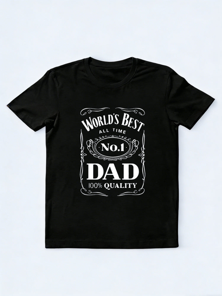 World´s Best No. 1 Dad Daddy Father Day Gifts T-Shirt
