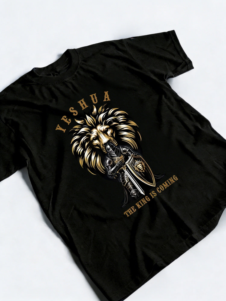 Yeshua King Is Coming Jesus Easter Gift T-shirt