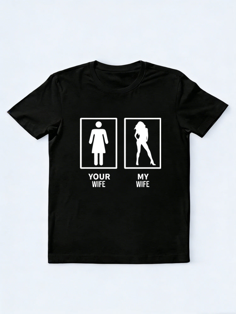 Your Husband/ Wife My Husband/ Wife Couple Gift T-shirt
