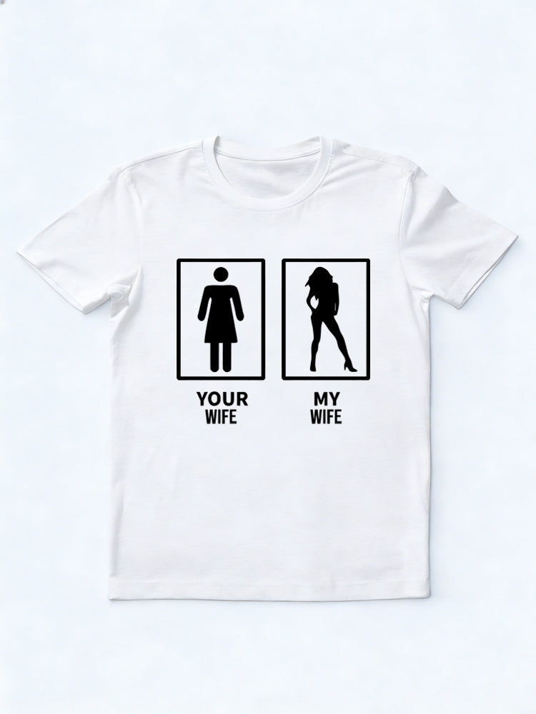 Your Husband/ Wife My Husband/ Wife Couple Gift T-shirt