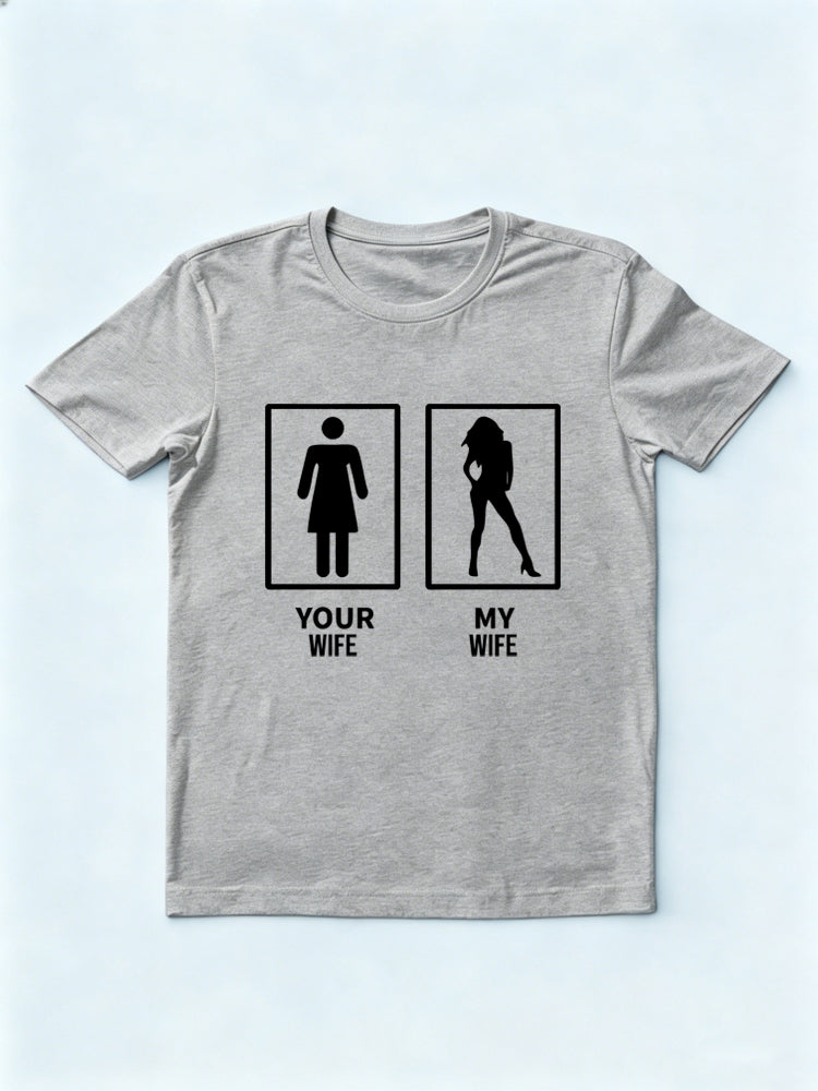 Your Husband/ Wife My Husband/ Wife Couple Gift T-shirt